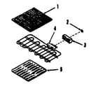 Kenmore 9114688611 optional electric grill module kit 4998640 diagram