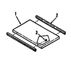 Kenmore 9114688611 optional griddle/grill cover module kit 4998510 diagram