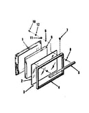 Oven door section 911.7138811