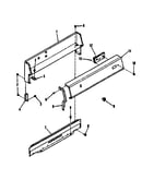 Backguard section