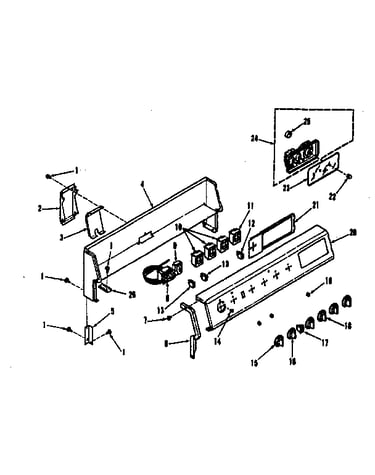 Backguard section