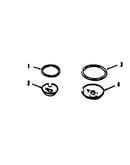 Optional porcelain pan and chrome ring kit no. 8068410