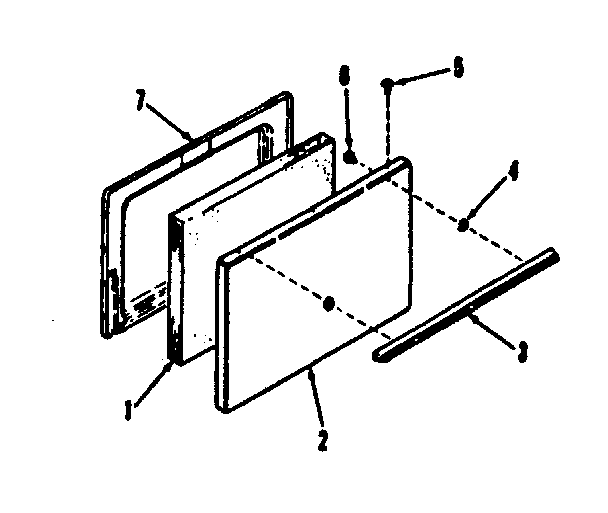 911.6118810, 911.7118810 oven door section