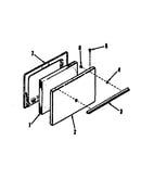 911.6118810, 911.7118810 oven door section