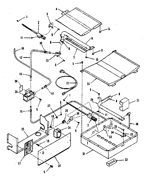 BROILER & OVEN BURNER SECTION