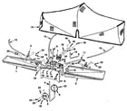 Sears TRITEN trough, net & clamp assembly diagram