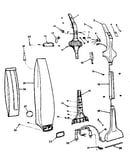 Handle and bag housing
