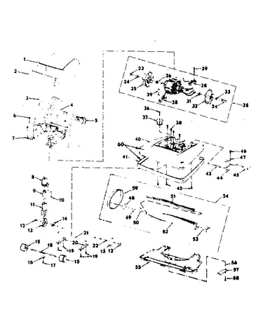 Nozzle and motor assembly