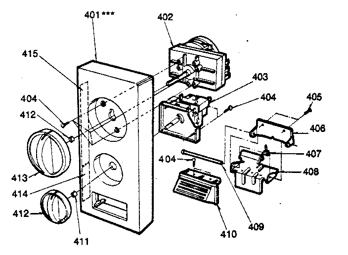 Control panel parts