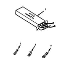 Kenmore 9117128810 wire harness and components diagram