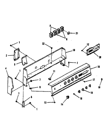 Backguard section