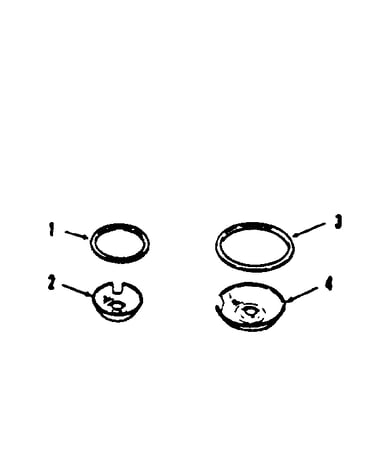 Porcelain pan and chrome ring kit 8068410