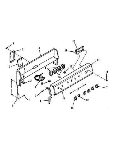 Backguard section