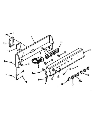 Backguard section