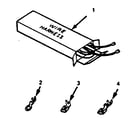 Kenmore 9119318810 wire harness and components diagram