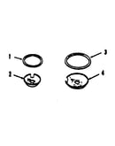 Porcelain pan and chrome ring kit