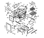 Kenmore 9119328810 body section diagram
