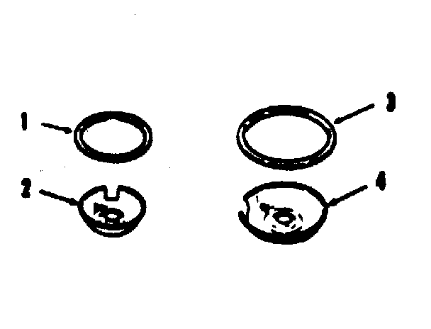 Porcelain pan and chrome ring kit