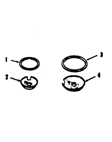 Porcelain pan and chrome ring kit
