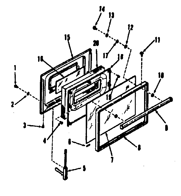 OVEN DOOR SECTION