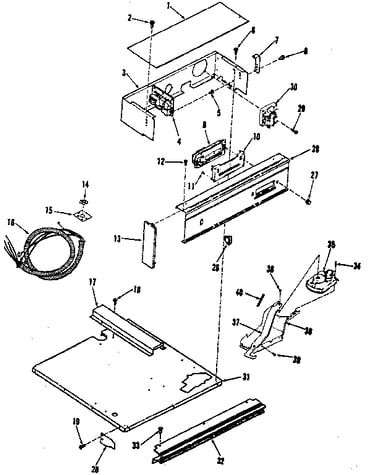Control panel section