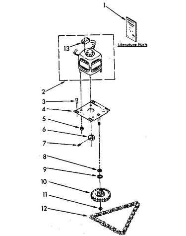 Motor and drive parts