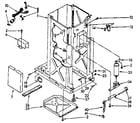 Kenmore 6651388580 frame parts diagram