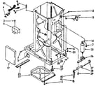 Kenmore 6651398580 frame parts diagram