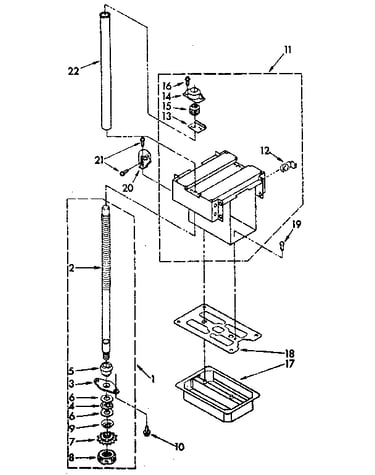 Power screw and ram parts