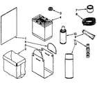 Kenmore 6651398580 optional parts diagram