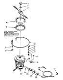 Heater, pump and lower sprayarm