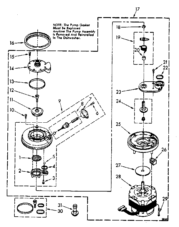 PUMP AND MOTOR