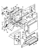 Door and toe panel