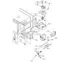 Kenmore 6654438890 microwave magnetron and air flow diagram