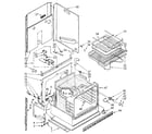 Kenmore 6654438890 lower electric oven body diagram