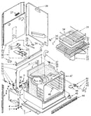 Lower electric oven body