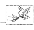 Kenmore 6654438890 wiring harness diagram