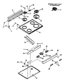 Backguard and main top section