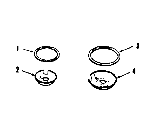 PORCELAIN PAN AND CHROME RING KIT NO. 8068410