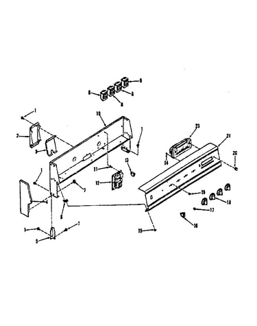 Backguard section