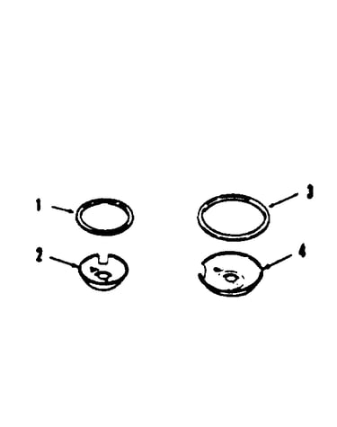 Porcelain pan and chrome ring kit no. 8068410