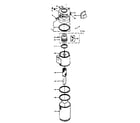 Kenmore 116200 cleaner parts diagram