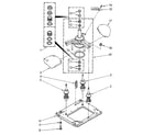 Kenmore 11084419300 machine base parts diagram