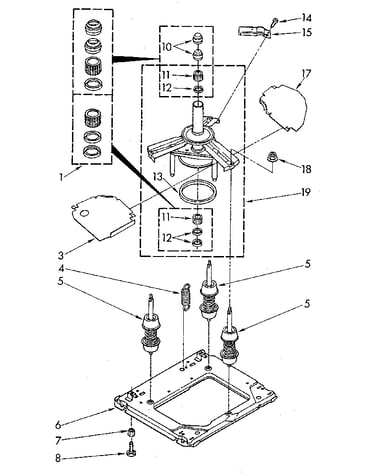 Machine base parts
