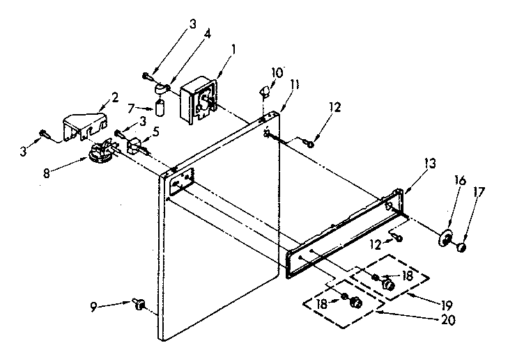 Console and front panel parts