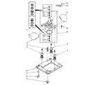 Kenmore 11084870800 machine base parts diagram