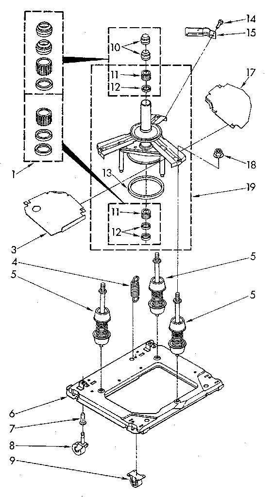 Machine base parts