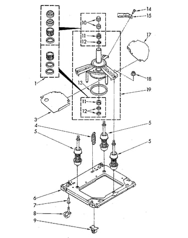 Machine base parts