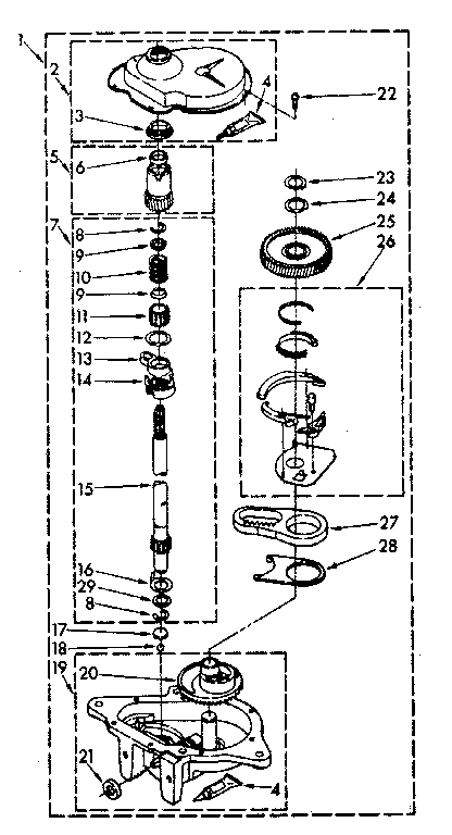 Gearcase parts
