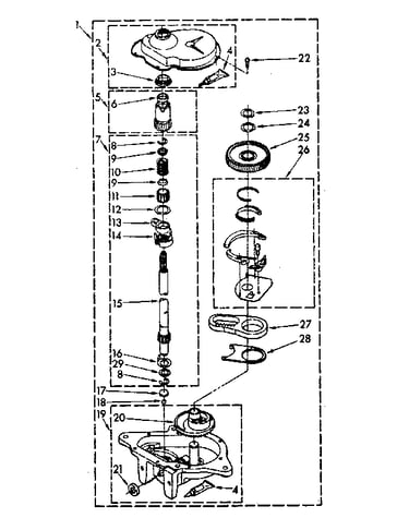 Gearcase parts